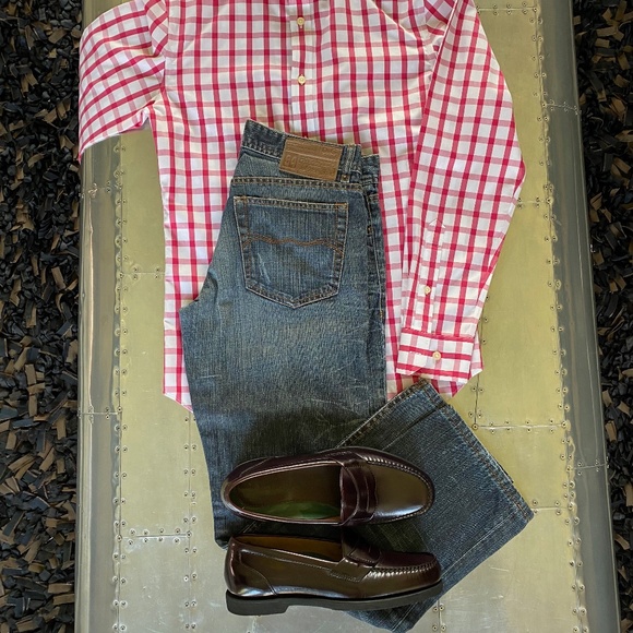 Banana Republic Non-Iron Slim Fit Shirt Small - Picture 3 of 5